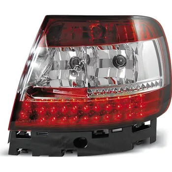 Zadní světlomet TUNING-TEC Zadní světla Audi A4 95-00 sedan - krystal/červené LED 1