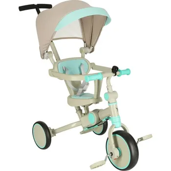 Dětská tříkolka Knoki tříkolka Trike Fix V4 modro-šedá + Doprava ZDARMA