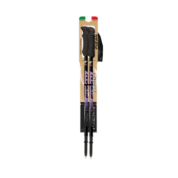 Trekingová hůl FIZAN Compact Violet S247107 59-132 cm