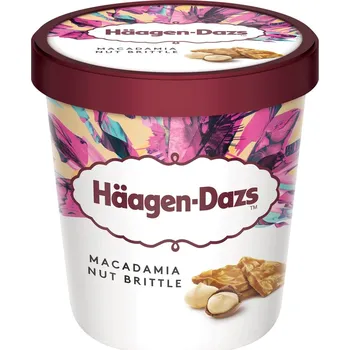 Zmrzlina Häagen-Dazs Vanilková zmrzlina smetanová s karamelizovanými makadamovými ořechy 460ml