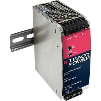 spínaný zdroj TRACOPOWER Spínaný Napájecí zdroj na lištu DIN, počet výstupů: 1, výstup: 24V dc, 3.4A, vstupní: 85 → 264V ac,80W