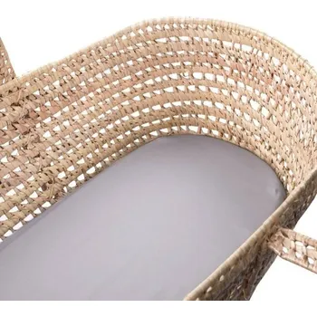 Prostěradlo Eevi Prostěradlo do kočárku/koše Jersey 70x35cm SVĚTLE ŠEDÁ