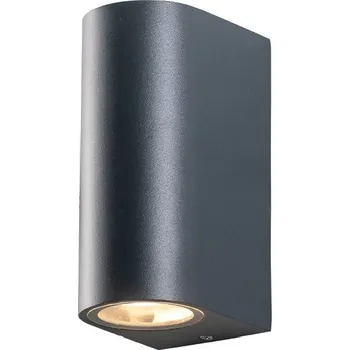 Venkovní osvětlení ACA Lighting Zahradní nástěnné svítidlo DASA max. 35W/2xGU10/230V/IP54, tmavě šedé