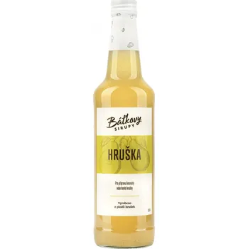 Sirup Báťkovy bylinkové sirupy Bátkovy Sirupy - Sirup hruška 500 ml