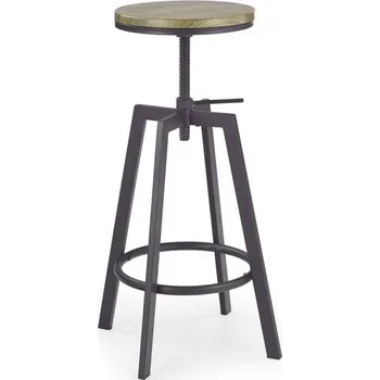 Jídelní židle Barová židle MANKALA, old vasion / coffe + vyzvednutí ZDARMA