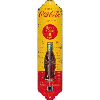 Domácí teploměr Postershop Teplomer - Coca-Cola (Have a Coke)