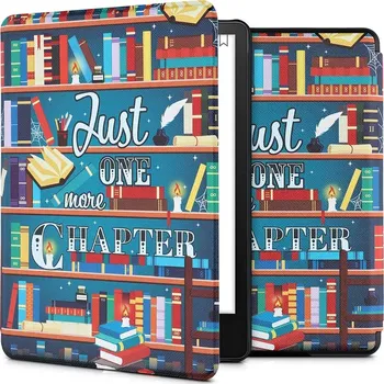 Pouzdro na čtečku elektronické knihy Pouzdro KW Mobile - Library Motto - KW5625614 - pro Amazon Kindle Paperwhite 5 (2021) - vícebarevné + BONUSY