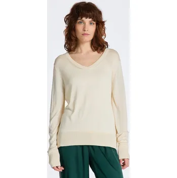 Dámský svetr SVETR GANT FINE KNIT V-NECK CREAM
