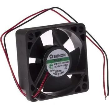 PC ventilátor Sunon Axiální ventilátor, 12 V DC, DC, průtok vzduchu: 12.2m³/h, 720mW, 60mA, 35 x 35 x 10mm