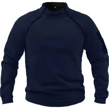 Pánské oblečení Pánský flícový svetr Barva: Tmavě Modrá, Velikost: M