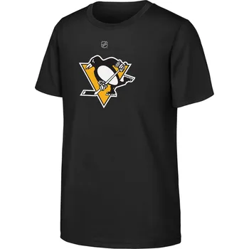 Chlapecké tričko Outerstuff Dětské tričko Pittsburgh Penguins NHL Primary Logo Tee Velikost: Dětské M (9 - 11 let)