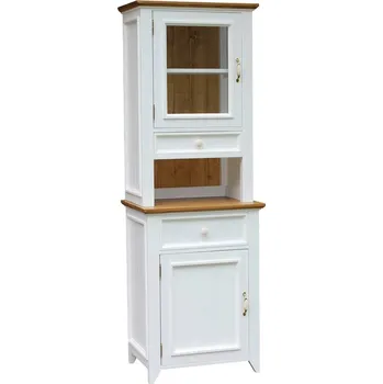 Komoda Kredenc PROVENCE R3P z masivu bílý Barevné provedení: Bílá, Provedení: SLIM - šuplíky s pojezdy