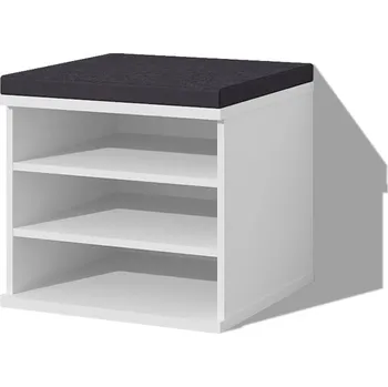 Botník Nabytekmorava Botník do předsíně PR 32 barva lamina: Bílá 113