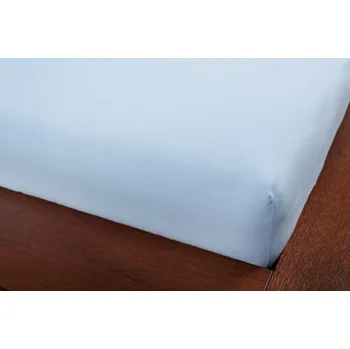 Prostěradlo Wooline Prostěradlo Jersey 90x200 cm, barva světle modrá