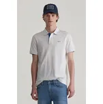 POLOKOŠILE GANT REG CONTRAST PIQUE SS RUGGER EGGSHELL