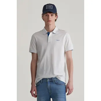 POLOKOŠILE GANT REG CONTRAST PIQUE SS RUGGER EGGSHELL