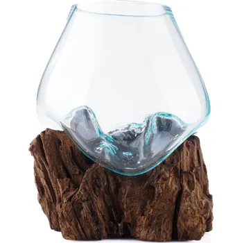 Dóza na potraviny Dóza sklo s kořenem střední 07