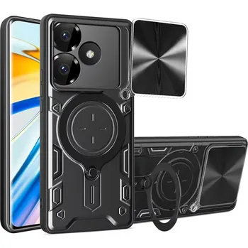 Pouzdro na mobilní telefon Kryt Xiaomi Redmi 13 / Poco M6 4G Techsuit CamGuard Pro - černý