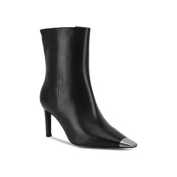 Dámské kozačky Gino Rossi Polokozačky FLORI-116021 Černá 37