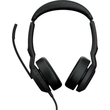 Sluchátka Jabra Evolve2 50/Stereo/ANC/USB-C/Drát/BT/Bezdrát/MS/Černá