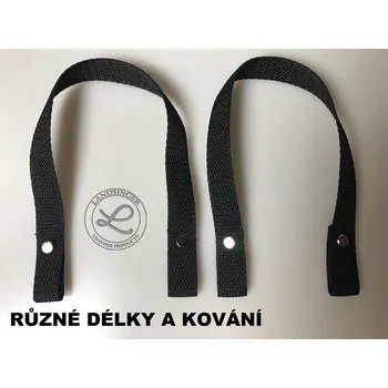 Kabelka Černá ucha šroubovací - polypropylenová (Černá ucha šroubovací - polypropylenová / Screw-on&nbsp;polypropylene handbag handles)