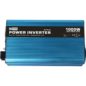Měnič napětí Napájecí měnič, stálý výkon: 1000W, vstupní: 12V, výstup: 230V