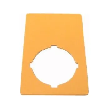 Elektrická zásuvka Eaton M22-XZK-CZ99 Označ. štítek nouzového zastavení 33x50 popis CZ