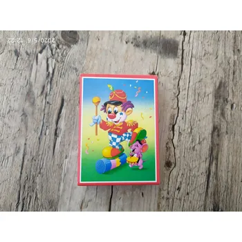 Houpací kůň DANAPO Puzzle 24 dílků motiv KLAUN ŠAŠEK 6 obrázků 12,3x16,8cm Varianta: 1