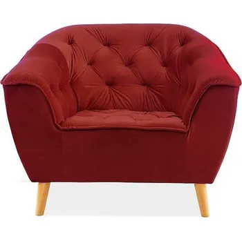 Křeslo MAMBA křeslo Galaxy, červená/buk