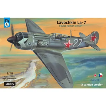 Plastikový model Fly 1/48 Lavochkin La-7, 3-can.vers.(3x camo,ex-GAVIA)