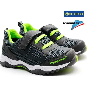 Dívčí polobotky Dětské boty RICHTER 6438 7171 6301 šedé Velikost: 38