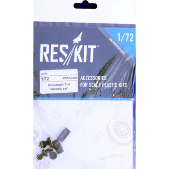 Plastikový model Reskit 1/72 Kawasaki T-4 - wheels (HAS)