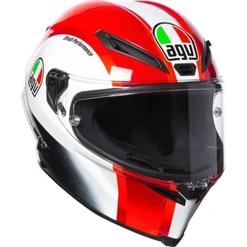AGV Corsa R Sic58 Replika Simoncelli červená/bílá M/L Helma na motorku AGV Corsa R Sic58 Replika Simoncelli červená/bílá M/L
