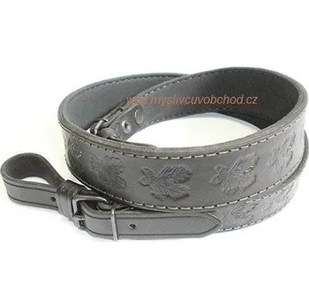 Příslušenství pro sportovní střelbu Řemen na zbraň podšitý gumou - 4 cm hnědá