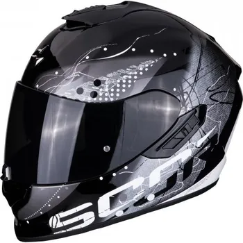 Helma na motorku Recenze Scorpion Exo EXO-1400 Air Classy černá/stříbrná