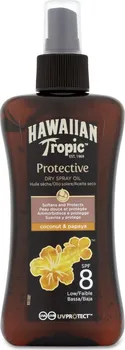 Přípravek na opalování Hawaiian Tropic Protective Dry Spray Oil SPF 8 200 ml
