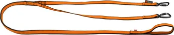 Vodítko pro psa Non-stop Dogwear Bungee Leash Double 2,8 m oranžové