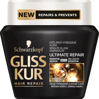 Vlasová regenerace Gliss Kur regenerační maska Ultimate Repair