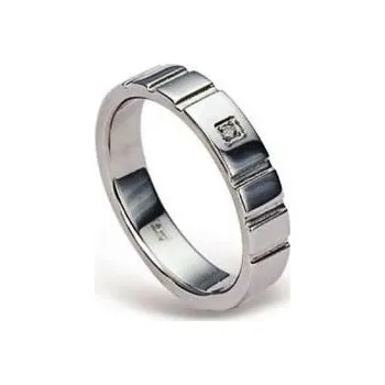 Prsten Prsten chirurgická ocel s briliantem RSDM16