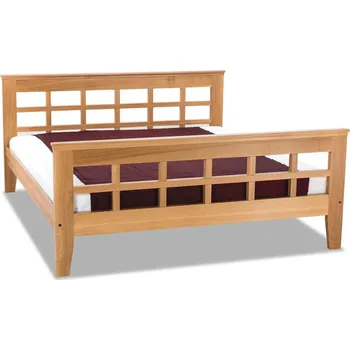 Postel Krajča Manželská postel z masivu Lea 160 x 200 cm Povrchová úprava dřeva: Bezbarvý olej OSMO, Druh dřeva: Borovice