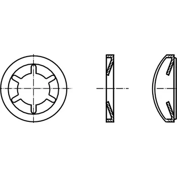podložka PROFISTYL STARLOCK podložka otevřená nerez A2 Varianta: Podložka STARLOCK nerez A2 6 mm