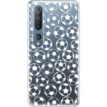 Pouzdro na mobilní telefon Odolné silikonové pouzdro iSaprio - Football pattern - white - Xiaomi Mi 10 / Mi 10 Pro