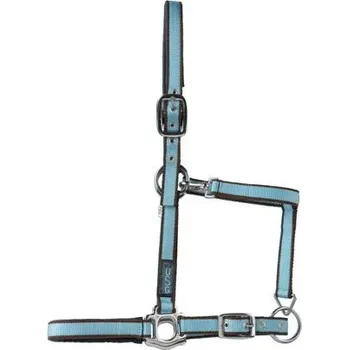 Ohlávka USG vypodložená, světle modrá Barva: Světle modrá, Velikost: PONY