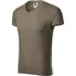 Pánské tričko Malfini Slim Fit V-neck 146 Army S