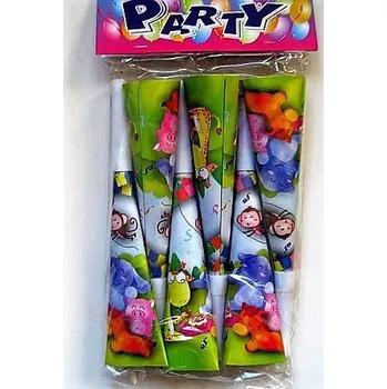 Karnevalový doplněk Párty trumpeta 6 ks ZOO