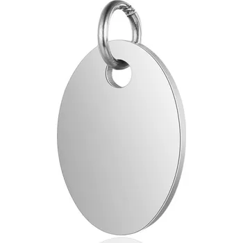 Přívěsek Malý ocelový přívěsek oválek