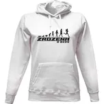 Dámská mikina s kapucí s potiskem Zrozena k běhu - mikina dámské