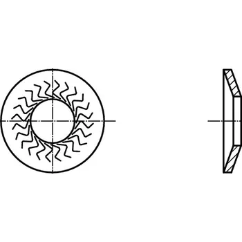 podložka PROFISTYL TECKENTRUP podložka forma Z - pro šroub s válcovou hlavou v pevnostech 8.8 a 10.9 GE GEOMET 321A Varianta: Podložka TECKENTRUP Z GEOMET 321A 6,1x9,9x1,4mm