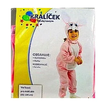 Karnevalový kostým Šaty Králiček 92-104cm