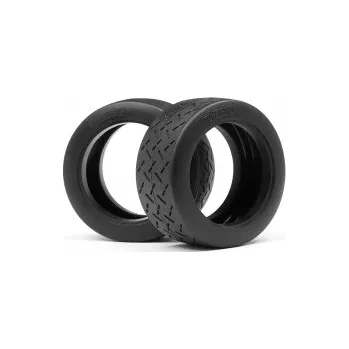 RC vybavení WR8 Tarmac gumy, d směs (57 x 80 mm / 2 ks)